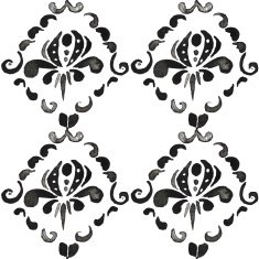 Damask seamless pattern N77