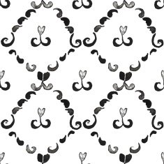 Damask seamless pattern N81