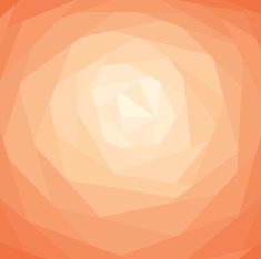 background abstract polygon orange color