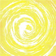 yellow light and dark paint watercolor vintage isolate on