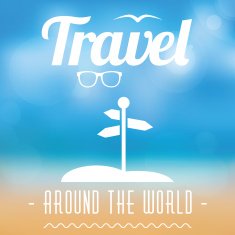 Seaside view poster Travel