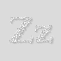 Decorated letter z