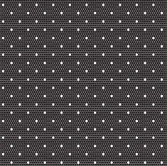 White dotted lace on black background