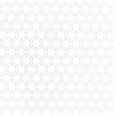 Honeycomb fractal gold hex pixel grid illustration