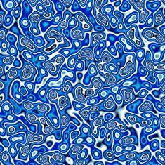 Abstract fractal blue and white distorted background
