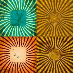 set of Old vintage paper template texture N36