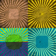 set of Old vintage paper template texture N73