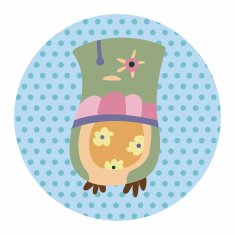 owl cartoon theme elements vector eps N41