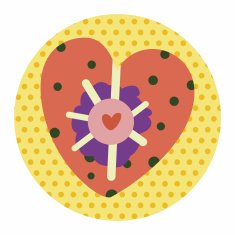 love heart cartoon elements vector eps N39