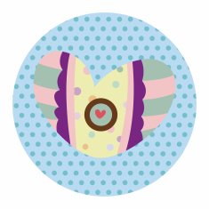 love heart cartoon elements vector eps N41