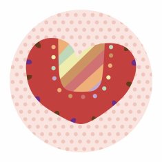 love heart cartoon elements vector eps N42