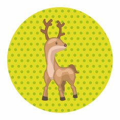 animal moose cartoon theme elements N7