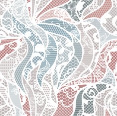 Lace seamless pattern with flowers N241