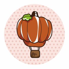 style hot air ballon theme elements vector eps N94