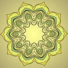 Decorative ornamental pattern background N8