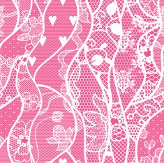 Lace seamless pattern with flowers N242