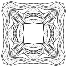 Decorative ornamental pattern background N10