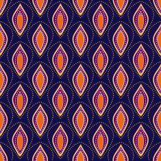 Seamless dotted abstract ornamental pattern background