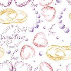 Wedding Seamless Pattern N7