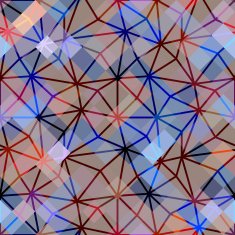 Abstract geometric pattern on pixels background
