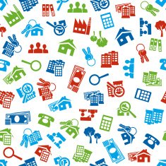 Real Estate Seamless Pattern N2