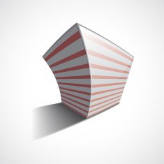 Box template graphic design N2