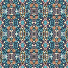 authentic seamless floral geometric pattern N2