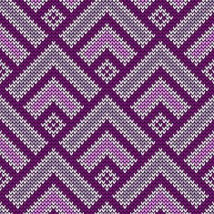 Seamless wool knitted pattern