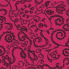 Pink lace vector fabric seamless pattern N5