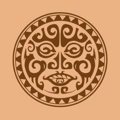 Circular composition of the ornaments