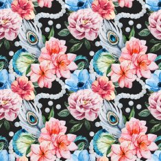 Watercolor flowers pattern N4