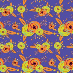 Vector seamless pattern with roses N6