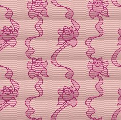 Purple lace vector fabric seamless pattern