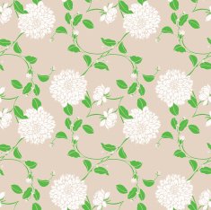 Seamless pattern with flowers peonies N15