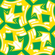 Abstract bird pattern N2