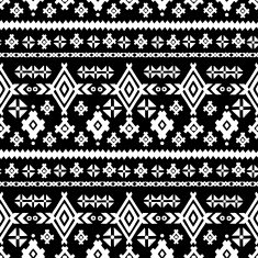 Tribal art ethnic seamless pattern N22