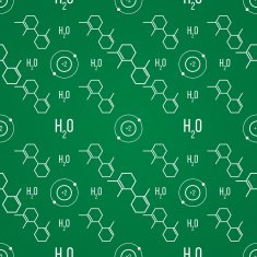 Science seamless background Vector illustration