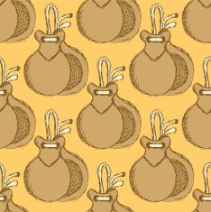 Sketch spanish castanet in vintage style