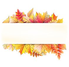 Autumn frame with fall leaf EPS 10 N2