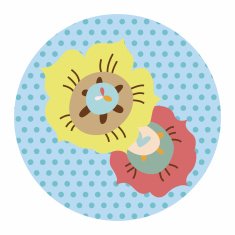 flower theme elements vector eps N126