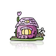 House icon sketch for your design