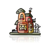 House icon sketch for your design N3