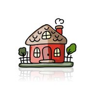 House icon sketch for your design N4