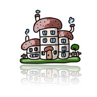 House icon sketch for your design N7