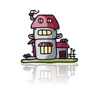 House icon sketch for your design N8