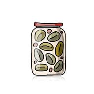 Bank of pickled olives sketch for your design N2