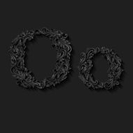 Decorated letter o N3