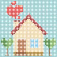 House dot pattern