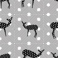 Seamless colorful background made in African Style