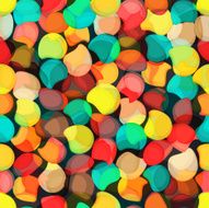 Seamless colorful background made of abstract shapes